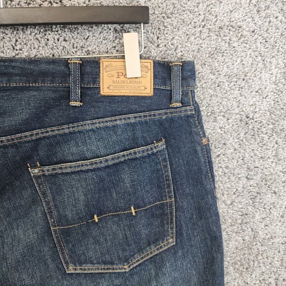 Polo Ralph Lauren Jeans Mens 48Bx30 Blue Denim Hampton Straight Leg Casual - Picture 8 of 13
